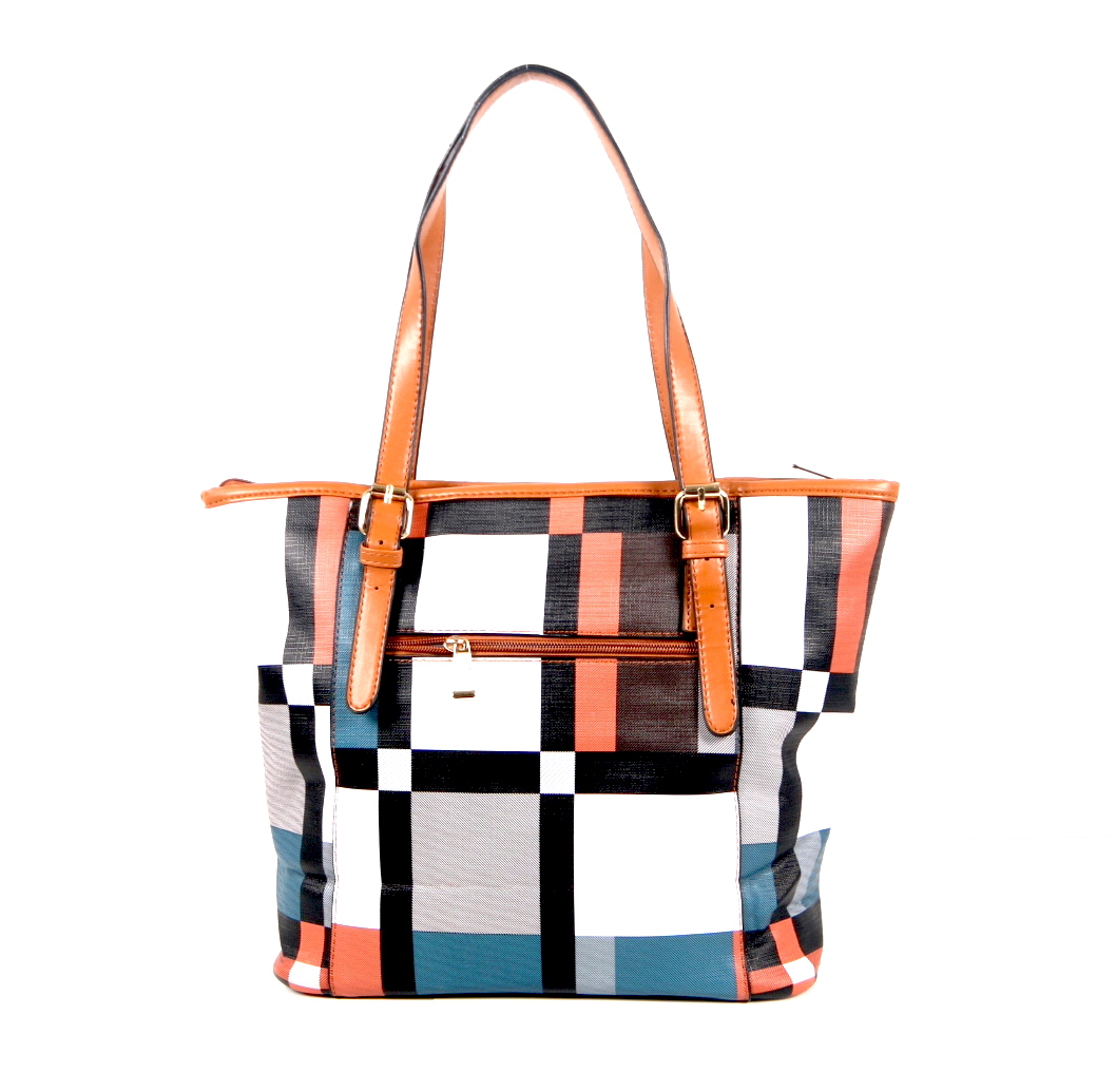 Plaid Tote Bag Multi-Color|Tomiya Bag Manufacturing and Retailing